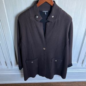 Eileen Fisher wool and nylon coat